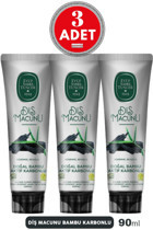 Eyüp Sabri Tuncer Aktif Karbonlu Organik Florürlü Diş Macunu 3x90 ml