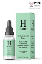 Hoito Hyalüronik Asit Kolajenli Yüz Dolgunlaştıran Canlandırıcı Yaşlanma Kırışıklık Karşıtı Jel Yüz Serumu 30 ml