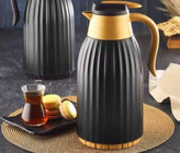 Caldo Glass Paslanmaz Çelik 1.5 lt Çaydanlık Termos Antrasit