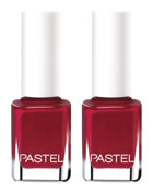 Pastel No:130 2'li Kırmızı Parlak Oje