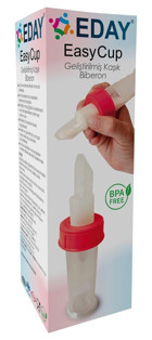 Eday Plastik Yenidoğan 0+ Ay Kırmızı Biberon Seti 60 ml