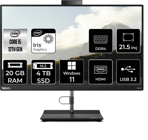 Lenovo ThinkCentre Neo 30A 12B3003RTX Dahili Iris Xe Graphics Intel Core i5 1235U 20 GB Ram 4 TB SSD 21.5 inç Full HD Windows 11 Pro All In One Bilgisayar