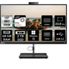 Lenovo ThinkCentre Neo 30A 12B0008JTXP444 Dahili Iris Xe Graphics Intel Core i7 1260P 48 GB Ram 2 TB SSD 23.8 inç Full HD Windows 11 Pro All In One Bilgisayar