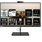 Lenovo ThinkCentre Neo 30A 12B0008JTXP367 Dahili Iris Xe Graphics Intel Core i7 1260P 20 GB Ram 512 GB SSD 23.8 inç Full HD Windows 11 Home All In One Bilgisayar