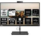 Lenovo ThinkCentre Neo 30A 12B0008JTXP390 Dahili Iris Xe Graphics Intel Core i7 1260P 40 GB Ram 4 TB SSD 23.8 inç Full HD Windows 11 Home All In One Bilgisayar