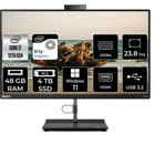 Lenovo ThinkCentre Neo 30A 12B0008JTXP395 Dahili Iris Xe Graphics Intel Core i7 1260P 48 GB Ram 4 TB SSD 23.8 inç Full HD Windows 11 Home All In One Bilgisayar