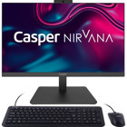Casper Nirvana A60.1155-BV00X-V Dahili Iris Xe Graphics Intel Core i5 1155G7 16 GB Ram 500 GB SSD 23.8 inç Full HD Freedos All In One Bilgisayar