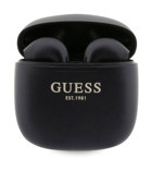 Guess EST Yazı Logolu Android & iOS Uyumlu 5.3 Silikonsuz Kablosuz Kulak İçi Bluetooth Kulaklık Siyah