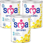 Sma Optipro İnek Sütlü Tahılsız Glutensiz Organik Probiyotikli 3 Numara Devam Sütü 3x800 gr