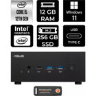 Asus ExpertCenter PN64-P356 Dahili Intel Iris Xe Graphics Intel Core i5 12500H 12 GB 256 GB Windows 11 Home Mini Pc + Per4 USB Flash Bellek