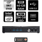 Asus PL64 PL64P336 Dahili Intel Iris Xe Graphics Intel Core i7 1255U 40 GB 256 GB FreeDos Mini Pc + Per4 USB Flash Bellek