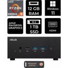Asus ExpertCenter PN52-P408 Dahili Radeon RX Vega 8 AMD Ryzen 9 5900HX 12 GB 1 TB Windows 11 Pro Mini Pc + Per4 USB Flash Bellek