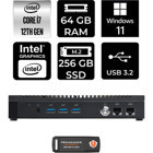 Asus PL64 PL64P446 Dahili Intel Iris Xe Graphics Intel Core i7 1255U 64 GB 256 GB Windows 11 Pro Mini Pc + Per4 USB Flash Bellek
