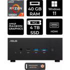 Asus ExpertCenter PN52-P2440 Dahili Radeon RX Vega 8 AMD Ryzen 7 5800H 40 GB 4 TB Windows 11 Pro Mini Pc + Per4 USB Flash Bellek