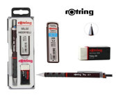 Rotring Tikky Silgili Krom Metalik Bordo 0.5 mm Versatil Kalem