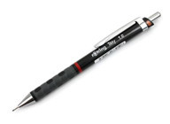 Rotring Tikky Silgili Krom Metalik Siyah 0.9 mm Versatil Kalem
