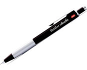 Scrikss Atlantis Silgili Krom Metalik Siyah 0.5 mm Versatil Kalem