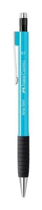 Faber-Castell Grip 1345-1347 Silgili Metal Metalik Mavi 0.7 mm Versatil Kalem