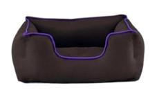 Pet Comfort Alpha Yıkanabilir Küçük Irk İç-Dış Mekan Köpek Yatağı Kahverengi