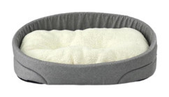 Pet Comfort Porto Yıkanabilir Küçük-Orta Irk İç Mekan Köpek Yatağı Gri