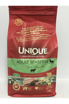 Unique Sensitive Kuzu Etli Az Tahıllı Yetişkin Kuru Kedi Maması 2 kg