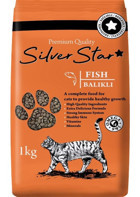 Silver Star Premium Quality Balık Az Tahıllı Yetişkin Kuru Kedi Maması 1 kg