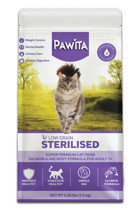 Pawita Hypoallergenic Super Premium Somonlu Kısırlaştırılmış Az Tahıllı Yetişkin Kuru Kedi Maması 1.5 kg