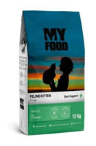 My Food Start Support Tavuk Az Tahıllı Yavru Kuru Kedi Maması 12 kg
