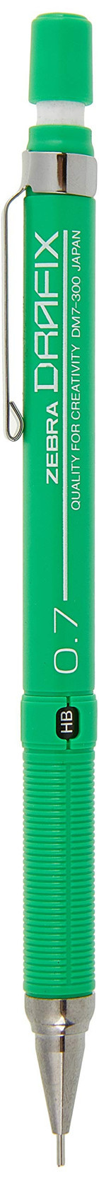 Zebra Dm7-300-G Silgili Plastik Metalik Yeşil 0.7 mm Uçlu Versatil Kalem