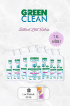 Green Clean Bitki Özü Alkolsüz Organik Nemlendiricili Parabensiz Vegan 7'li 500 ml Sıvı Sabun