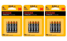Kodak Xtralife 9 V Alkalin AAA / İnce Kalem Pil 12'li