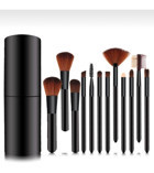 Roesıa Rose Cosmetics Rose Özel Silindir Kutulu 10'lu Allık Far Makyaj Fırçası Seti