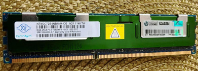 Nanya NT8GC72B4NB1NK-CG 8 GB DDR3 1x8 1333 MHz Ram