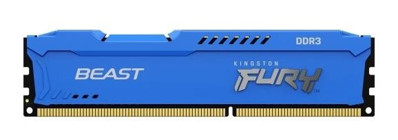 Kingston Fury BeastKF316C10B/8 8 GB DDR3 1x8 1600 MHz Ram