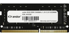 Andor A426S8 8 GB DDR4 1x8 2666 MHz Ram