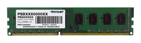 Patriot Signature Line PSD38G16002 8 GB DDR3 1x8 1600 MHz Ram