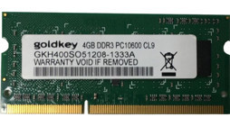 Goldkey 4 GB DDR3 1x4 1333 MHz Ram