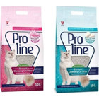 Proline Bebek Pudralı Marsilya Sabunu Kokulu Topaklanan İnce Taneli Bentonit Kedi Kumu 2x10 lt