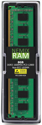 NVTEK 8 GB DDR3 1x8 1600 MHz Ram