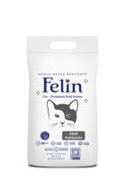 Felin Topaklanan İnce Taneli Aktif Karbonlu Bentonit Kedi Kumu 15 kg