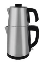Grünberg Gr202 Sefam 2 IN 1 Çelik Demlikli 1850 W Çelik Gövdeli İnox Çay Makinesi