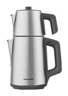Grundig TM-4422 I Çelik Demlikli 1650 W Çelik Gövdeli İnox Çay Makinesi