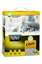 Reflex Clinic Topaklanan İnce Taneli Aktif Karbonlu Bentonit Kedi Kumu 6 lt