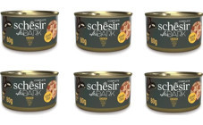 Schesir After Dark Tavuk Parça Etli Yaş Kedi Maması 6x80 gr