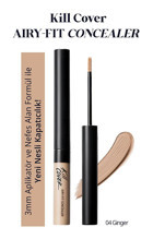 Clio Kill Cover Airy-Fit 4 Ginger Göz Altı ve Yüz Likit Fırça Kapatıcı