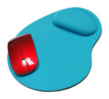 Operitacx Ergonomik Bilek Destekli 20.5x23 cm Gaming Mousepad Mavi