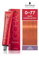 Schwarzkopf Igora Royal 0-77 Bakır Krem Saç Boyası 60 ml