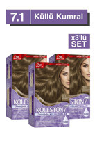 Wella Koleston Supreme 7-1 Küllü Kumral Krem Saç Boyası 3x50 ml