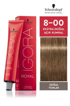 Schwarzkopf Igora Royal 8-00 Ekstra Doğal Açık Kumral Krem Saç Boyası 60 ml