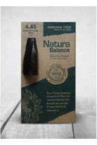 Natura Balance 4-45 Etkileyici Kahve Organik Amonyaksız Vegan Krem Saç Boyası 60 ml